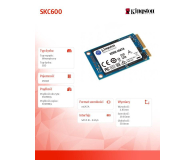 Kingston 256GB mSATA SSD KC600 - 640201 - zdjęcie 8